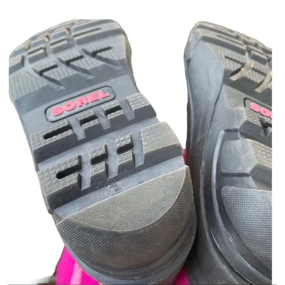 Sorel Big Kids Size 4 Flurry Boots Blooming Pink Winter Snow Waterproof Thermal